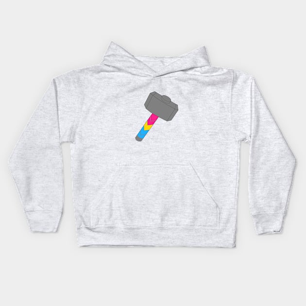 pansexual thor pride Kids Hoodie by AlexStarton